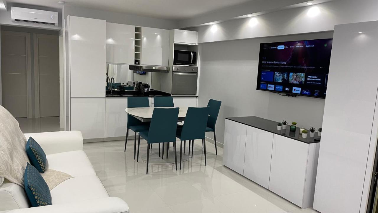 Cannes Pointe Croisette : Superbe Logement Vue Mer Kültér fotó